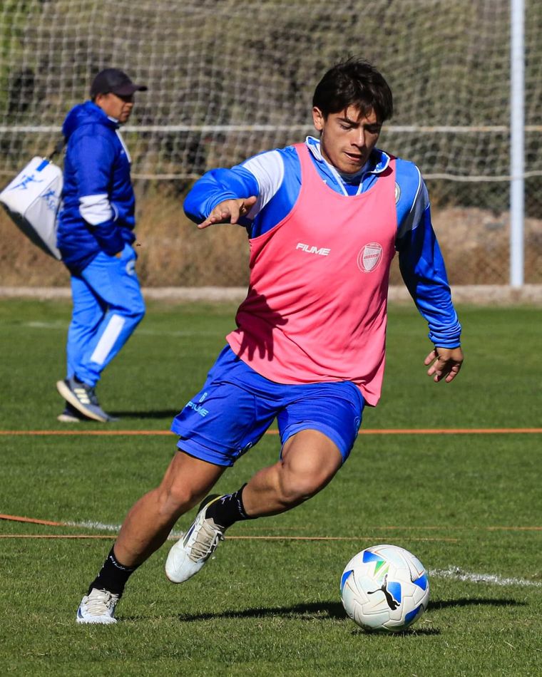 Juan José Pérez, en el entrenamiento del Tomba. Juan José Pérez, en el entrenamiento del Tomba.
