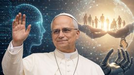 El papa XIV advierte sobre los límites de la inteligencia artificial en el mundo. Foto adn El papa XIV advierte sobre los límites de la inteligencia artificial en el mundo. Foto adn