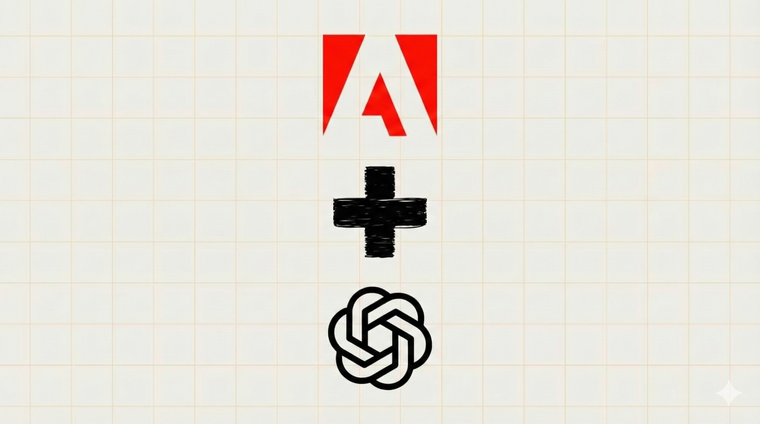 Alianza estratégica a la vista: ChatGPT y Adobe.