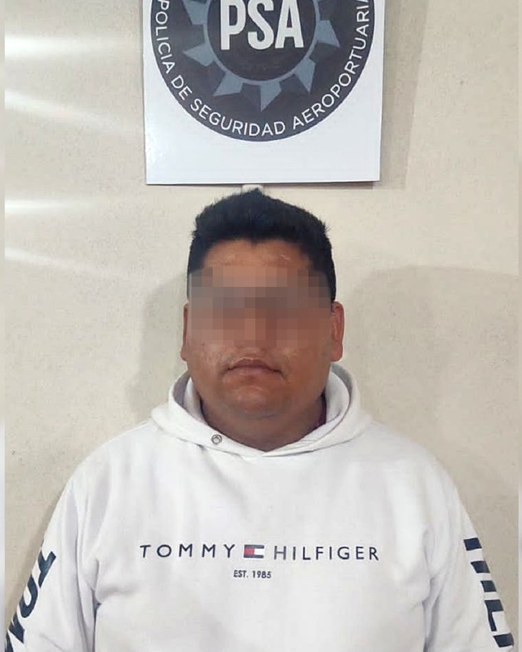 El detenido Foto: Gentileza: PSA