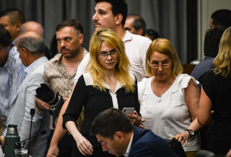Lilia Lemoine fue quién habilitó el ingreso de las dos personas de Revolución Federal Foto: Telam