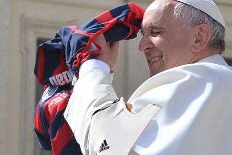 San Lorenzo homenajeó al Papa Francisco con un emotivo posteo. Foto: San Lorenzo