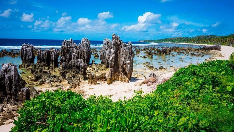 Nauru es uno de los tres países más pequeños del mundo y se encuentra en Micronesia Foto: purosviajes.com