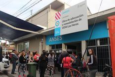 La oficina de ANSES de Las Heras previo a su remodelación hace algunos meses. Por dentro luce destrozada tras la tormenta Foto: Anses Mendoza