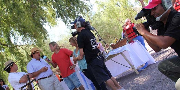 El equipo móvil de Vivo en Argentina Foto: Maggie Ojcius/Mediamza.com