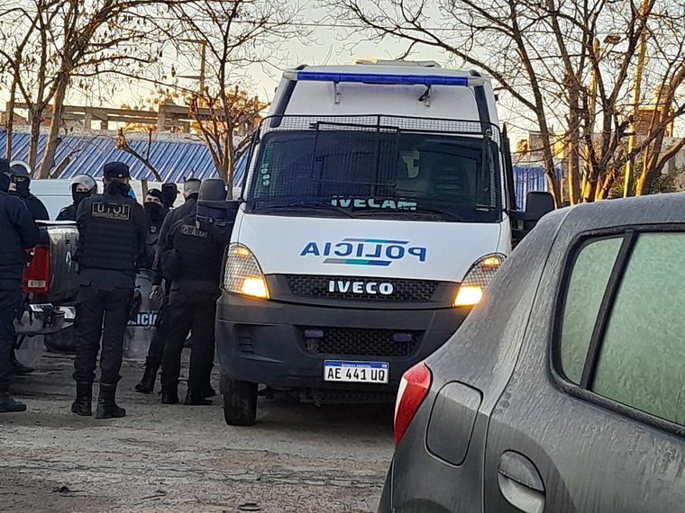 La situación controlada tras el motín Foto: Télam