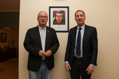 Diego Santilli con Hugo Passalacqua Diego Santilli con Hugo Passalacqua