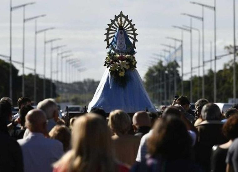 La Peregrinación a Luján se realiza cada año durante el primer fin de semana de octubre.