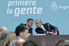 Presidente y ministro. Foto: Telam