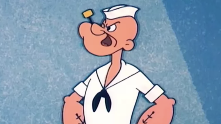 Popeye tiene características únicas que la IA pudo representar muy bien. Foto: Archivo