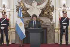 El presidente Javier Milei anunció por cadena nacional los lineamientos generales del presupuesto 2026. El presidente Javier Milei anunció por cadena nacional los lineamientos generales del presupuesto 2026.