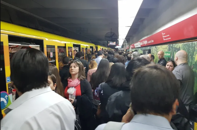 El servicio de Subte se encuentra interrumpido.