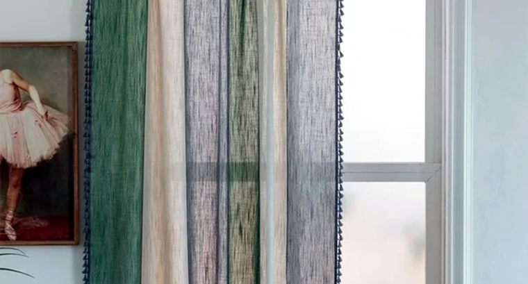 Cortinas en capas. Cortinas en capas.