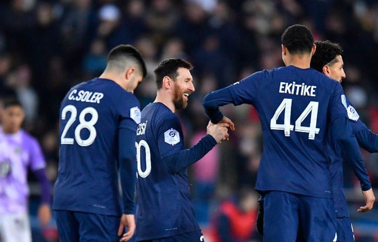 Lionel Messi El argentino le dio el triunfo al PSG ante Toulouse.