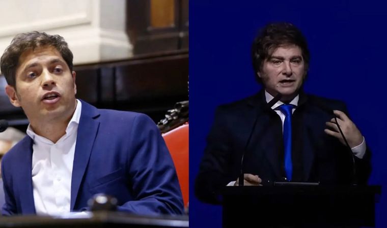 Javier Milei, líder de La Libertad Avanza, aparece primero en las encuestas rumbo a las legislativas de octubre.
