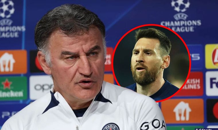 Galtier se habría enojado con Messi por su viaje a Arabia Saudita.