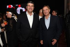 Mario Abed, el vicegobernador, y Rodolfo Suarez, este viernes en el  Hyatt. Foto: ALF PONCE MERCADO / MDZ