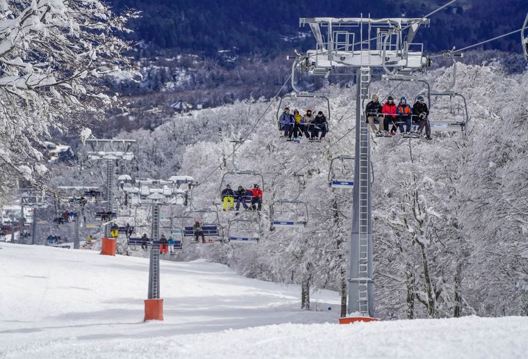 El Cerro Chapelco, uno de los más elegidos en Argentina.
