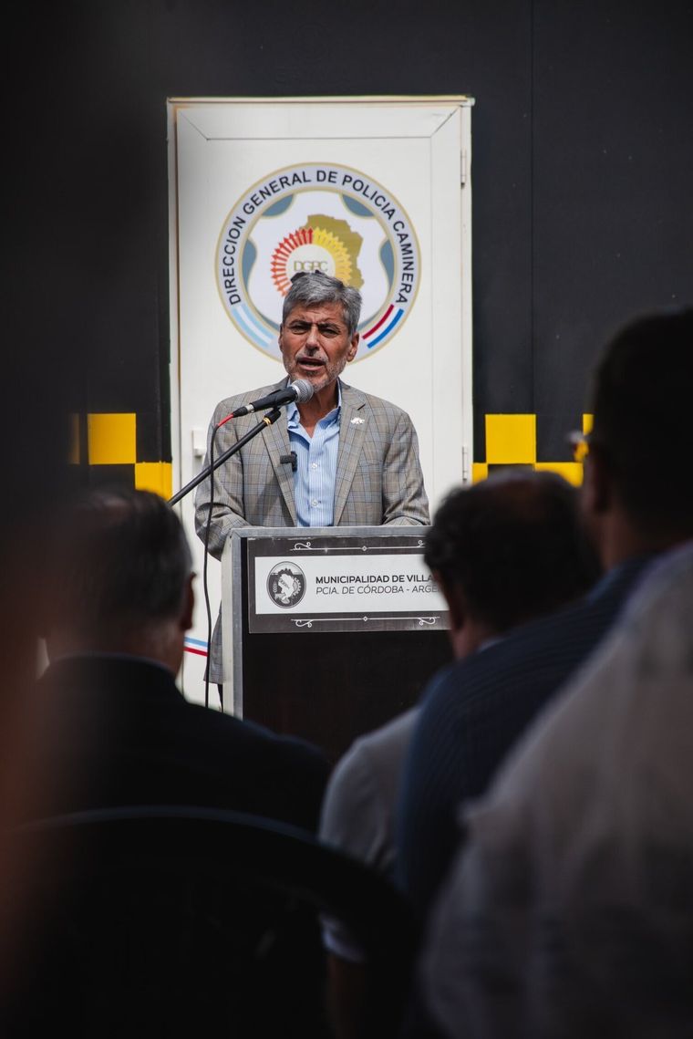 El funcionario regresaba de supervisar el operativo policial que se montó a la noche para el partido de fútbol entre Belgrano e Independiente Rivadavia.