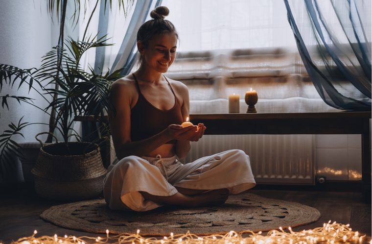 Yoga Ejercicios para hacer antes de dormir Foto: Shutterstock
