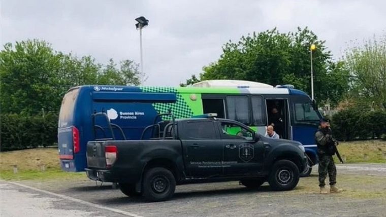 Camión del Servicio Penitenciario de Buenos Aires Foto: Foto: NA