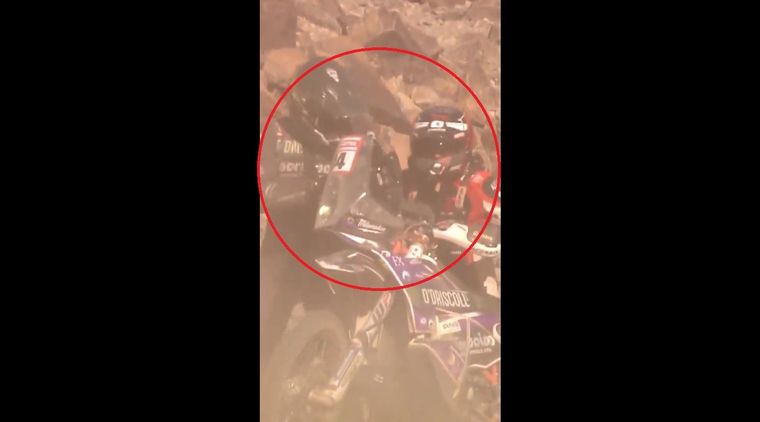 Un insólito momento quedó capturado en video. Foto: Captura de video