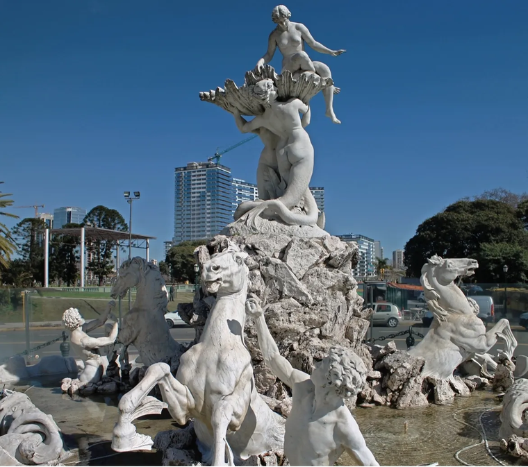 La fuente de las Nereidas La fuente de las Nereidas