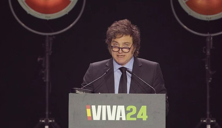 Javier Milei habló en VIVA24 Foto: Captura de video