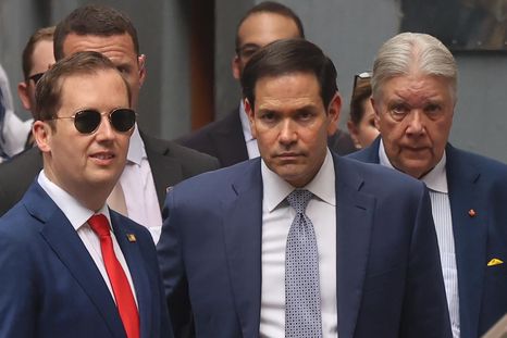 Marco Rubio habló desde la India. Marco Rubio habló desde la India.
