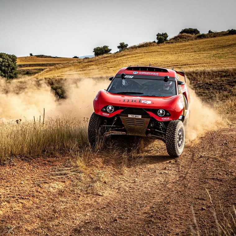 El piloto mendocino terminó la especial en el podio Foto: Bahrain Raid Xtreme