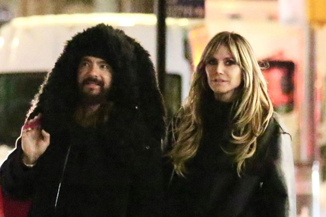 Heidi Klum y su pareja, Tom Kaulitz, de paseo por las frías calles de Nueva York. Foto: BrosNYC