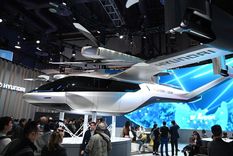 El taxi volador Hyundai S-A1, desarrollado por la empresa surcoreana y Uber Technologies. Las Vegas, EE.UU., 7 de enero de 2020. Foto: RT