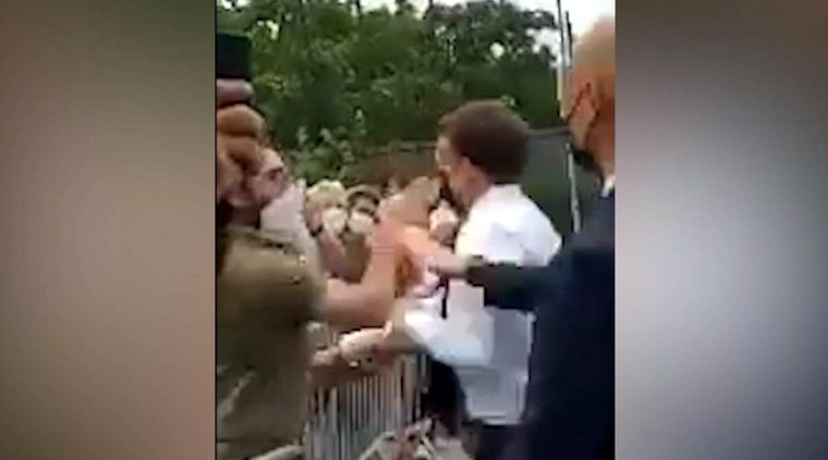 Captura del momento del golpe. Foto: Xevt.