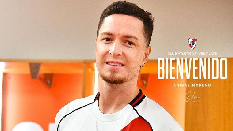 Aníbal Moreno llegó a River de la mano de una historia conmovedora.&nbsp;