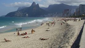 La playa de Ipanema, uno de los lugares míticos de Río de Janeiro.