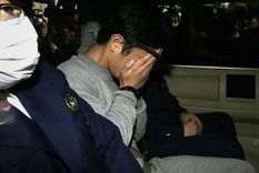 Takahiro Shiraishi después de ser arrestado en 2017. Foto: GETTY IMAGES