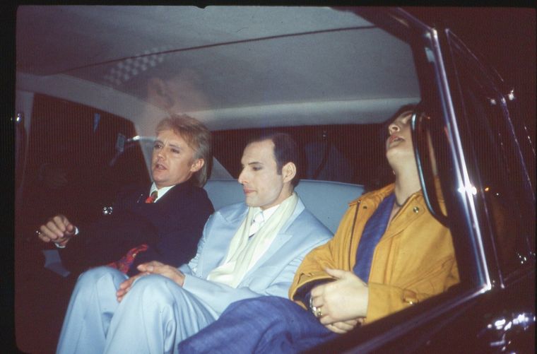 Freddie Mercury junto a Roger Taylor Foto: Pilar Tulián