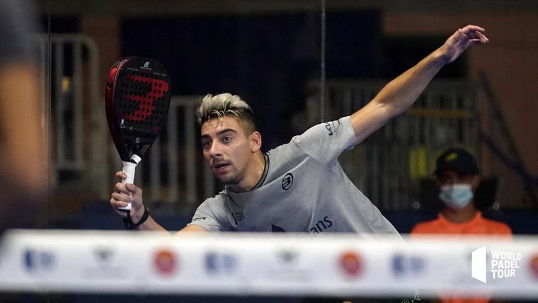 El argentino Di Nenno, subcampeón en Lugo Foto: World Padel Tour