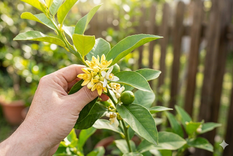 El limonero puede florecer. Fuente: IA Gemini.