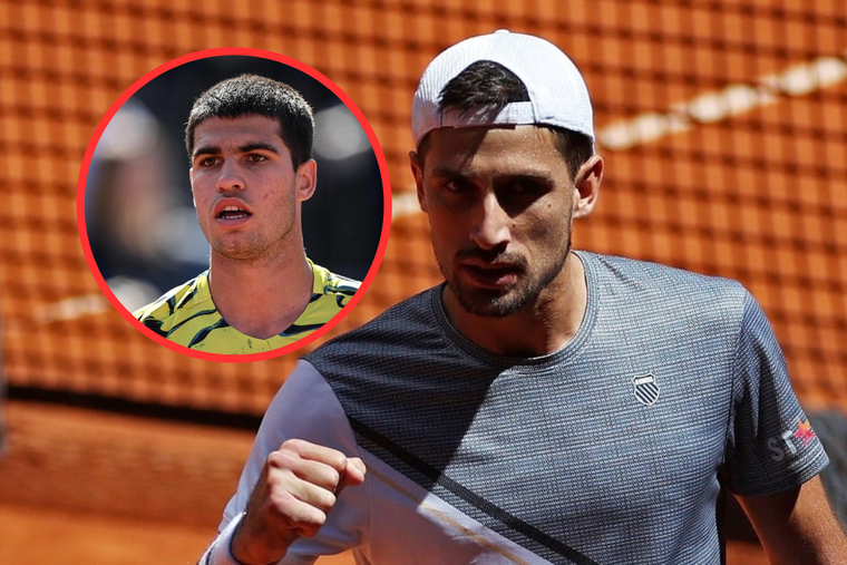 Cachín hizo historia en el Masters 1000 de Madrid y se deshizo en elogios para Alcaraz