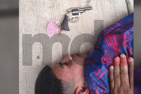 El momento de la detención del Dientón Pujado, el delincuente juvenil que era buscado por el asesinato de Thomas Puebla.