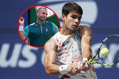 Alcaraz venció a Evans y avanzó a octavos de final. Foto: MDZ