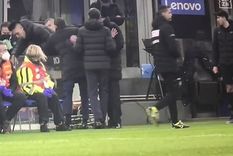 El Toro fue reemplazado en el complemento mientras su equipo ganaba el clásico. Foto: Captura