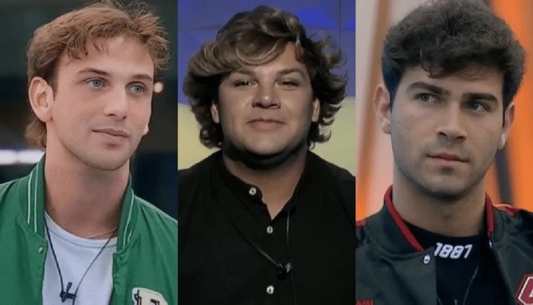 Bautista, Emmanuel y Nicolás, los finalistas de Gran Hermano 2024 Foto: Telefé