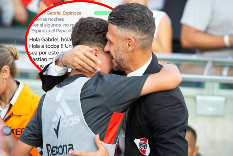 Demichelis sorprendió al enviar un mensaje para los chicos.