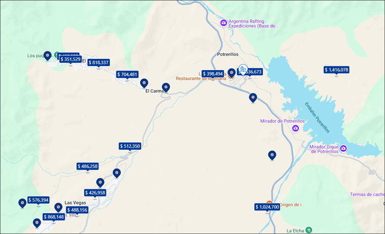 Precios en Potrerillos para las vacaciones de invierno. Precios en Potrerillos para las vacaciones de invierno.