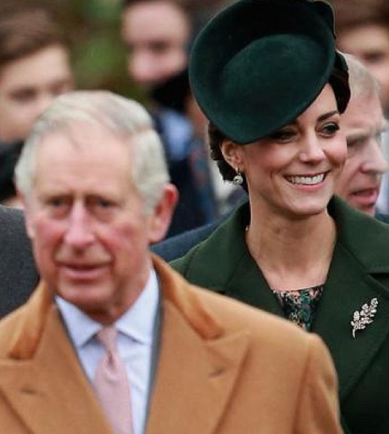 Kate Middleton y príncipe Carlos Foto: Getty Images