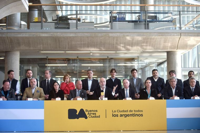 El jefe de Gobierno porteño avanzó en una baja de uno de los impuestos que suele concentrar las quejas de los empresarios. Foto: Prensa Jefatura de Gobierno CABA