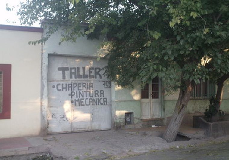 En este talle hallaron la droga y al hombre sin vida. Foto: MDZ