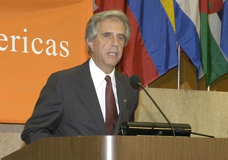 Tabaré Vazquez, presidente uruguayo. Foto: NA